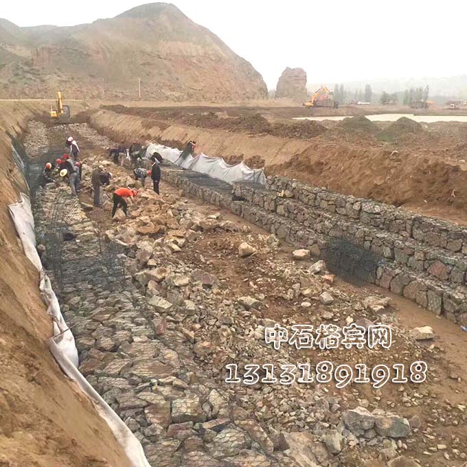 護(hù)堤鉛絲籠，護(hù)岸鉛絲籠13131891918